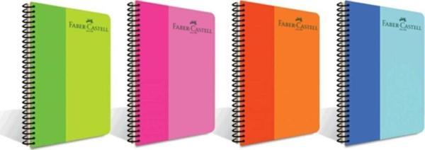 Faber-Castell 4 Adet 140 Yaprak Çizgisiz Plastik Kapak A4 Defter - Image 1