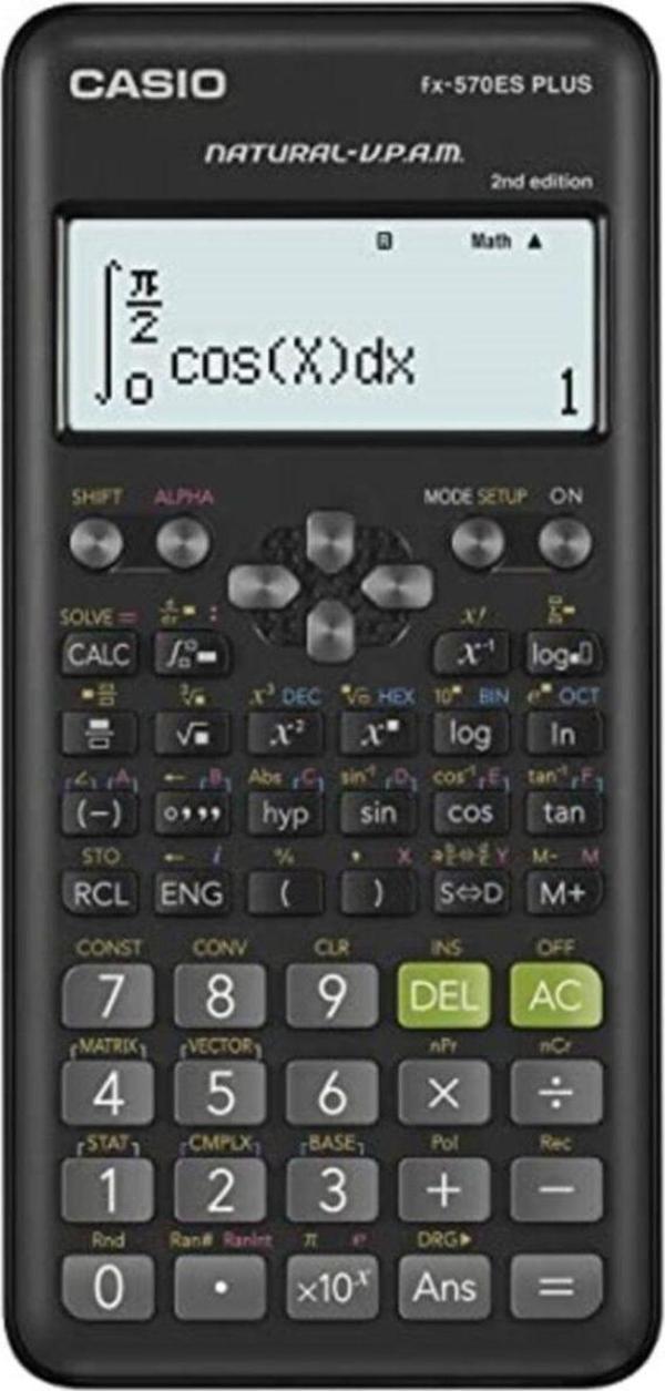 Casio 2. Versiyon Bilimsel Fonksiyonlu Hesap Makinesi Fx-570Es Plus - Image 1