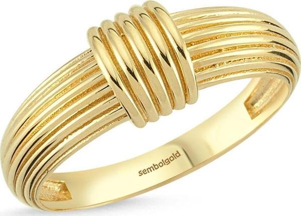 Sevilla Altın Yüzük 14K Golden Siens Şapkalı - Image 1