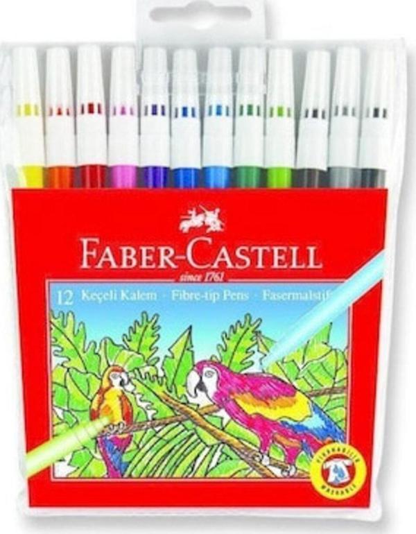 Faber-Castell 12'Li Keçeli Kalem - Image 1