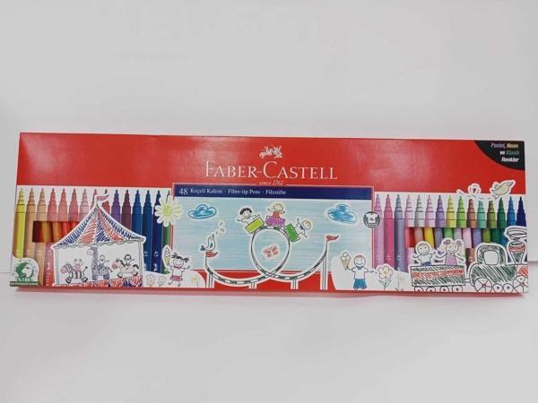 Faber-Castell 48 Renk Keçeli - Image 1