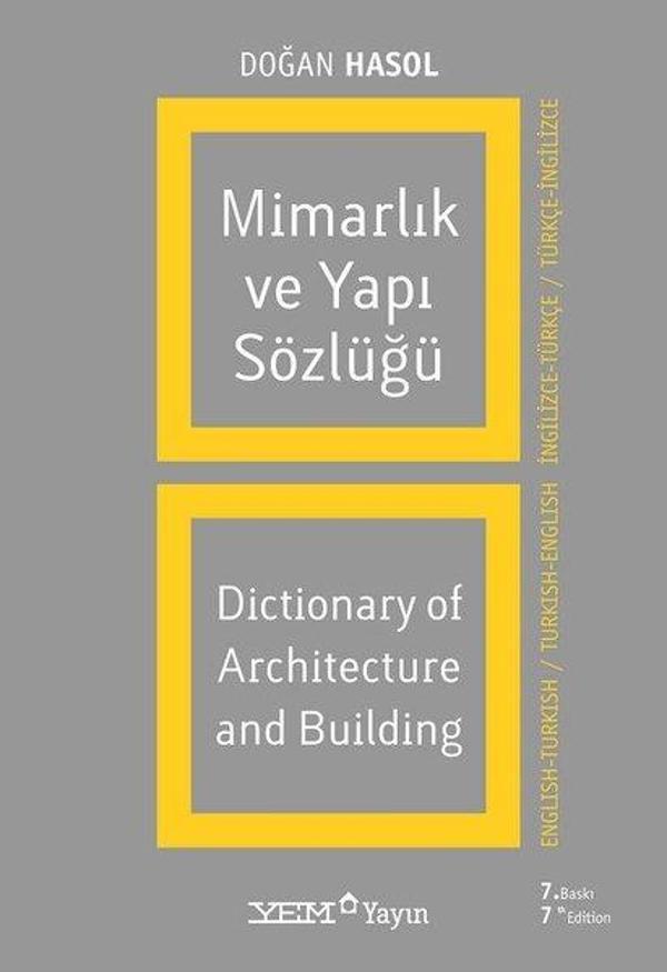 Mimarlık ve Yapı Sözlüğü (İngilizce - Türkçe / Türkçe - İngilizce) - YEM Yayın - Image 1