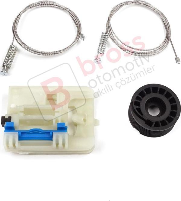 Fiat Egea Tipo MK2 356 357 2015-On 4/5 Kapı İçin Elektrikli Sağ Arka Kapı Cam Kriko Tamir Seti - Image 1