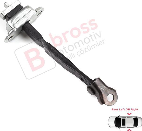 Toyota Camry MK6 V4 XV40 2006-2012 6863033070 İçin Arka Sağ veya Sol Kapı Gergisi - Image 1