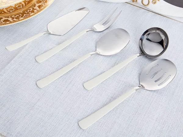 Royking Venüs Sos Seti Çelik Beyaz 5  Parça YTK 028 - Image 1