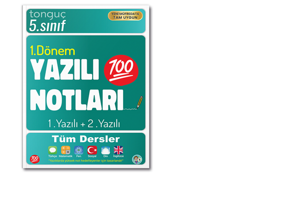 5. Sınıf Yazılı Notları 1. Dönem 1 ve 2. Yazılı - Tonguç Yayınları - Image 1