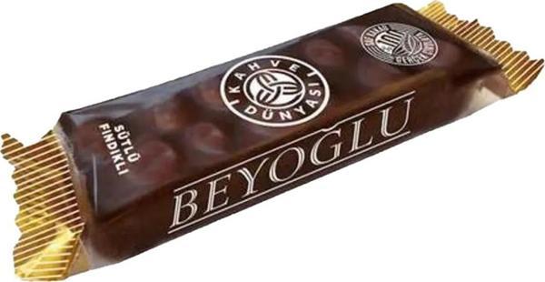 Kahve Dünyası Beyoğlu Sütlü Fındıklı Çikolata 30 gr - Image 1