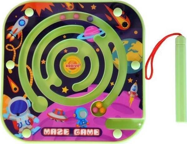Mase Game Labirent Oyunu Mıknatıs Kalemli Yeşil YB3249 - Image 1