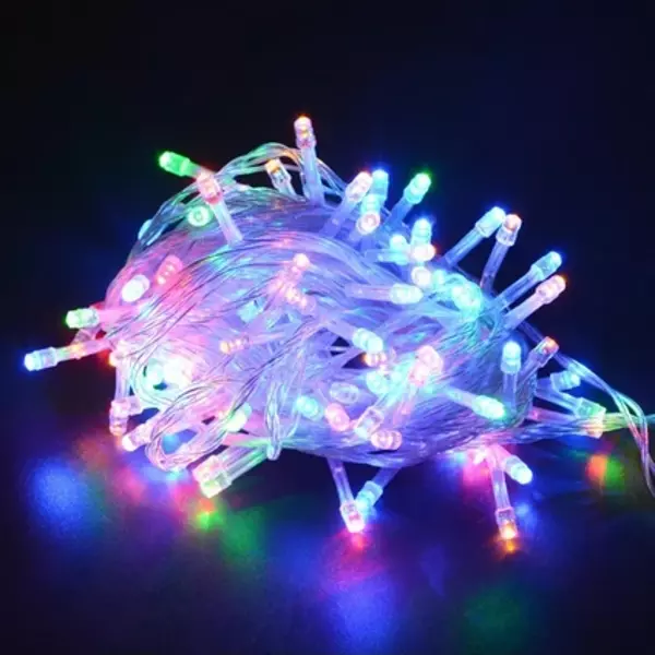 ITHINK Led Işık Zinciri 100 Led 10 Metre 8 Fonksiyon Renkli Işık - Image 1