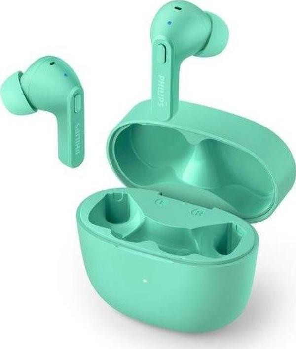 Philips Tat2206Gr Gerçek Kablosuz Kulaklık Yeşil (Ipx4) - 6+12 Saat - Image 1