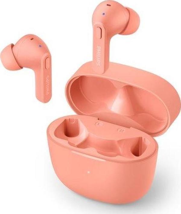 Philips Tat2206Pk Gerçek Kablosuz Kulaklık Pembe (Ipx4) - 6+12 Saat - Image 1