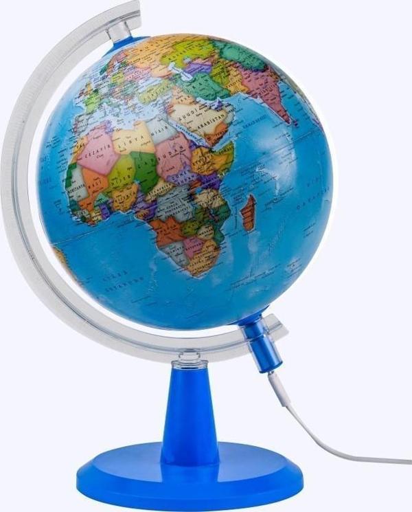 Gürbüz Modern Küre Siyasi Işıklı 20 Cm 48203 - Image 1