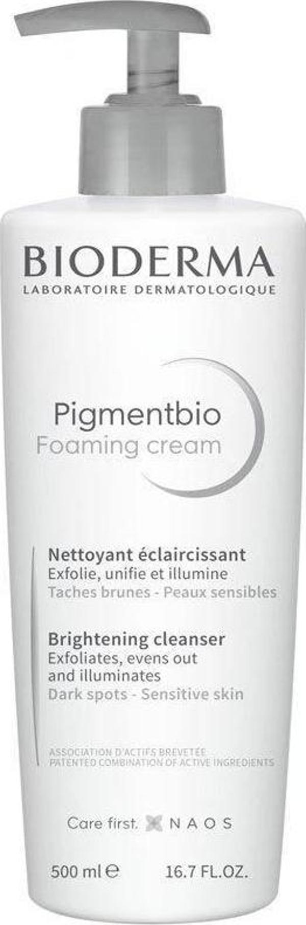 Bıoderma Pigmentbio Foaming Cream Leke Karşıtı Temizleme Jeli 500 ml - Image 1