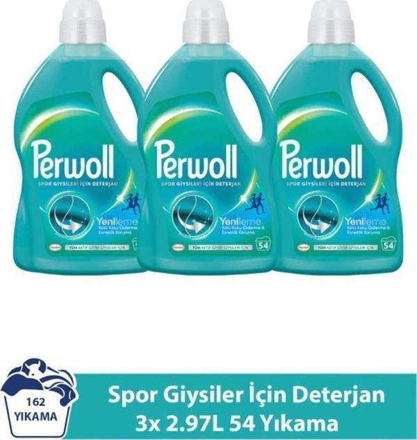 Perwoll Sıvı Çamaşır Deterjanı 2,97 lt Sport 3 ADET - Image 1