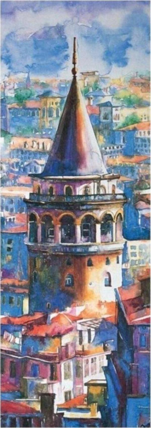 Keskin Color 34*96 1000 Li Panoramik Yap. Galata Kulesi - Image 1
