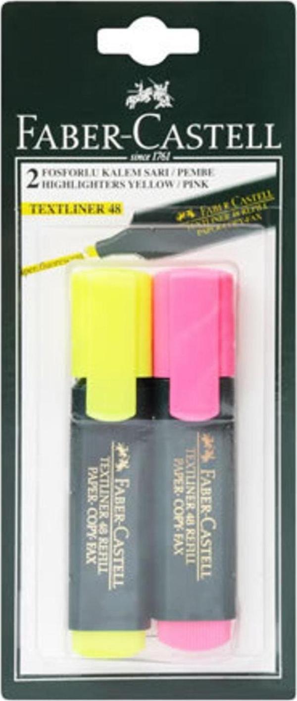 Faber-Castell Fosforlu Sarı/Pembe - Image 1