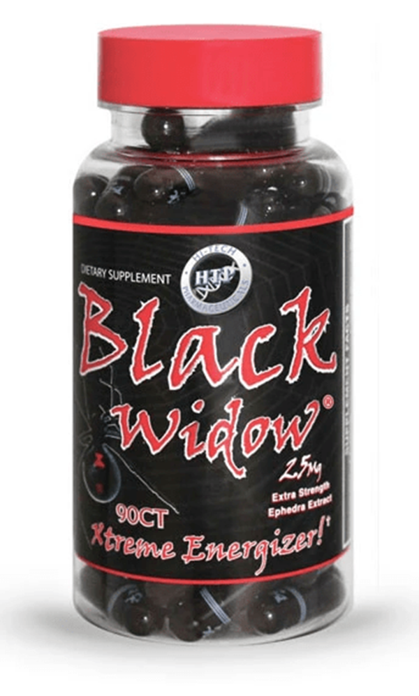 Hi-Tech Pharmaceuticals Black Widow®Ephedra ve DMHA (Fat Loos Fat Burning) 90 Capsul.3540 - Image 1