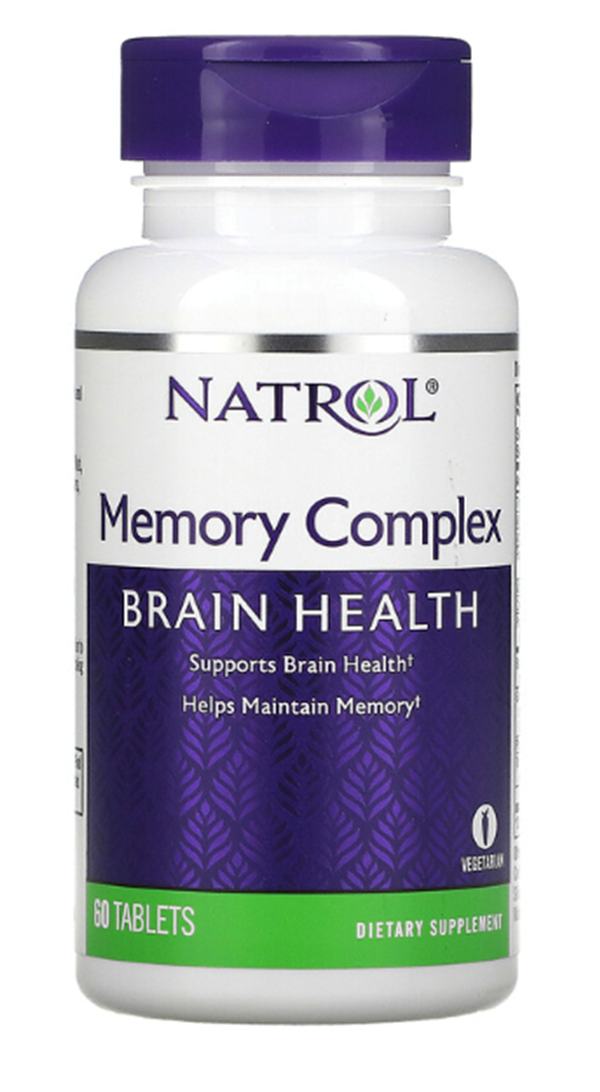 Natrol Memory Complex, Brain Health, 60 Tablets - Image 1