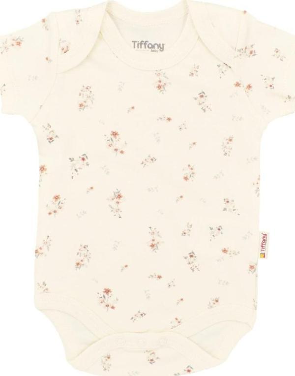 Tiffany Baby Basketboll Organik Theme Yarım Kol Bebek Body - Image 1