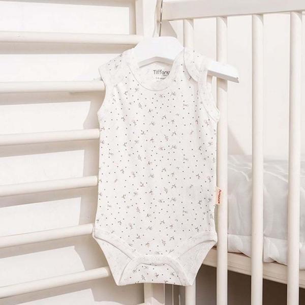 Tiffany Baby Jakarlı Flowering Theme Bebek Atlet Body 57009 - Image 1