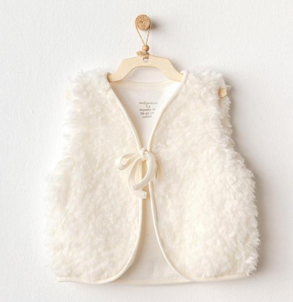 Andywawa Vest Plush Basic Bebek Yelek AC25254 - Image 1