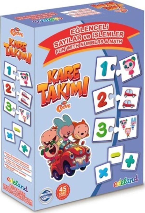 Adeland Trt Çocuk Kare Takımı Sayıları Öğreniyorum - Image 1