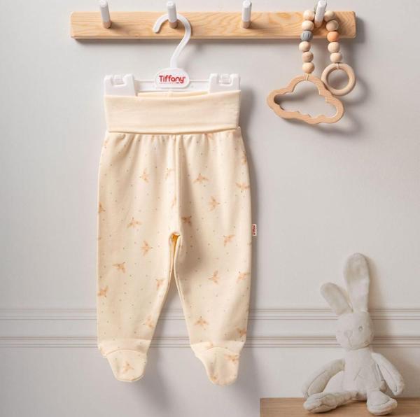 Tiffany Baby Organik Bird Theme Patikli Pantolon 2424007 - Image 1