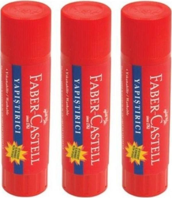 Faber-Castell Stick Yapıştırıcı 40 Gr 3Lü - Image 1
