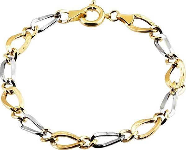 Altın Bileklik Hallow 14K Sarı Beyaz Gold - Image 1