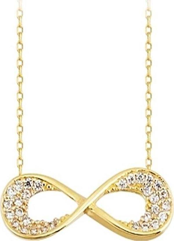  Altın Sonsuzluk Kolye 14K Gold - Image 1
