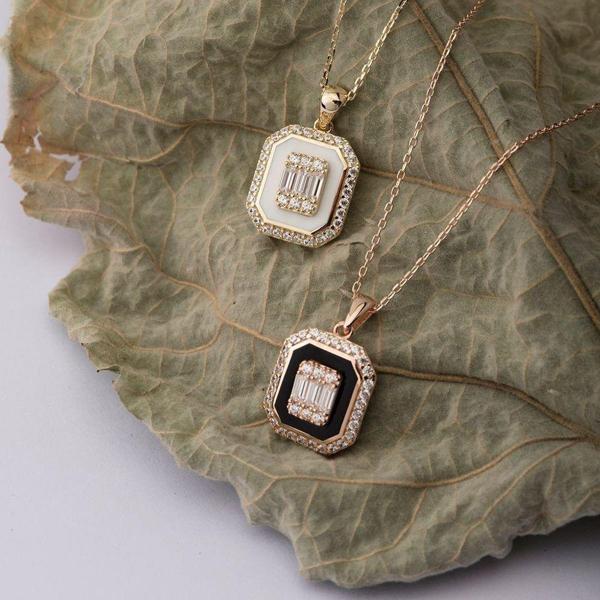 Baget Altın Kolye 14K Gold Mineli - Image 1