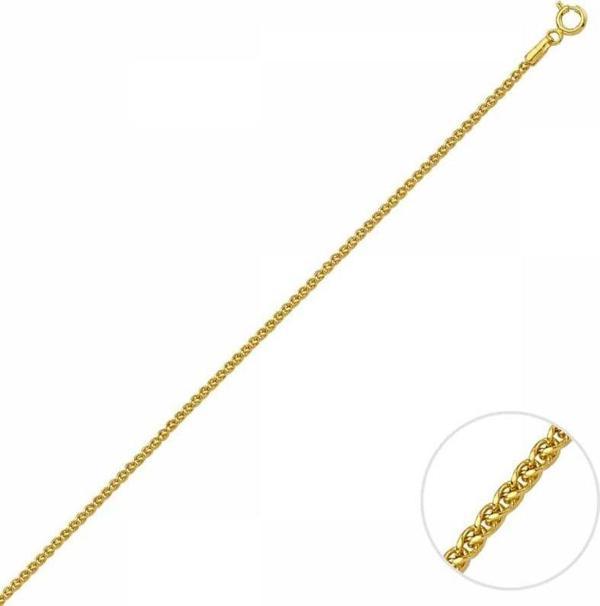 45 Cm Altın Spiga Tıraşlı Zincir - Image 1
