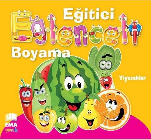 Ema Eğitici Eğl.Boyama-Yiyecekler - Ema Çocuk - Image 1