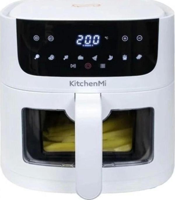 KitchenMi Kitchen Mi Air Fryer 6L Yağsız Fritöz (Genpa Garantili) - Image 1