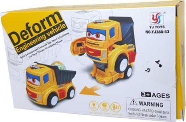 Can Toys Can Kutulu Pilli Robot Olan Kamyon YJ388-53 - Image 1