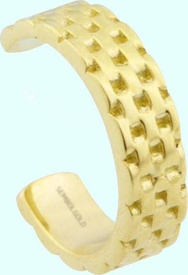 Altın Kıkırdak Küpe 14 Ayar Earcuff - Image 1