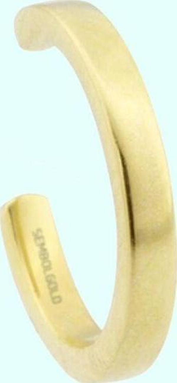 Altın Kıkırdak Küpe 14 Ayar Earcuff Sade - Image 1