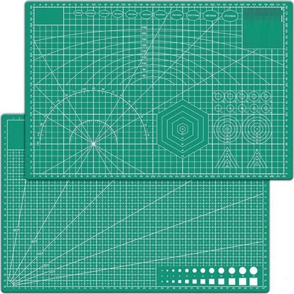 30x45 cm Yeşil A3 Kesim Tablası Kesim Matı Kesim Altlığı Kesim Matı - Image 1
