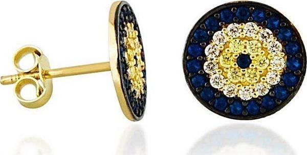 Sosyete Altın Çivi Küpe 14K Gold - Image 1