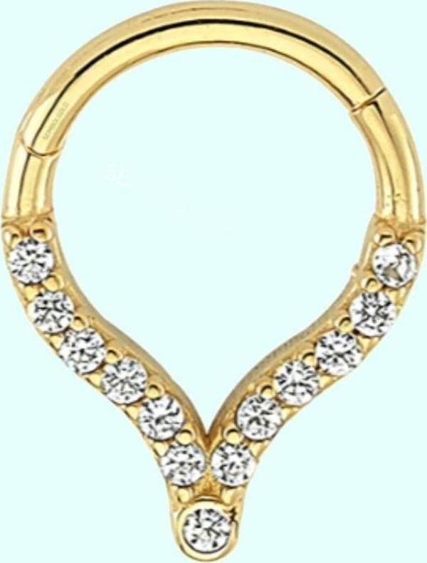 Altın Halka Piercing Suyolu 14 Ayar - Image 1