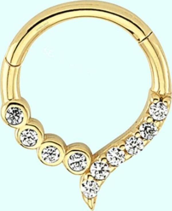 Altın Halka Piercing Suyolu 14 Ayar - Image 1