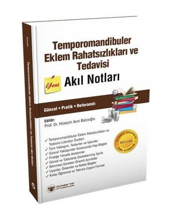 Temporomandibuler Eklem Rahatsızlıkları ve Tedavisi - Akıl Notları - Güneş Tıp Kitabevleri - Image 1