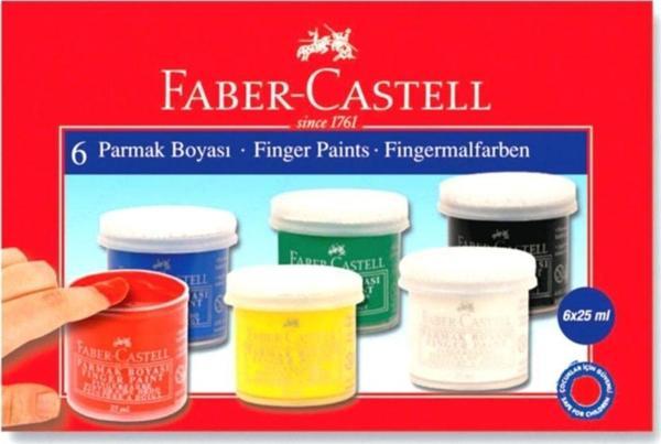 Faber-Castell Parmak Boyası 6 Renk - Image 1