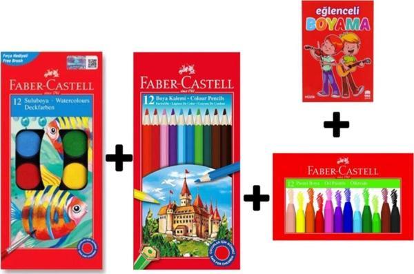Faber-Castell 3'Lü Boyama Seti - Image 1