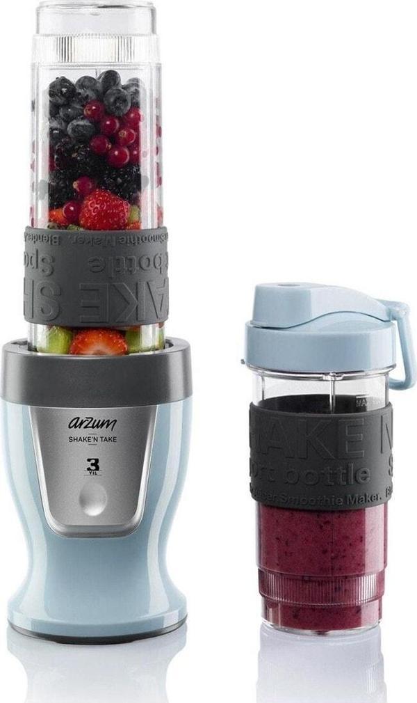 Arzum AR1032 Shake'N Take Misty Kişisel 300 W Smoothie Blender - Image 1