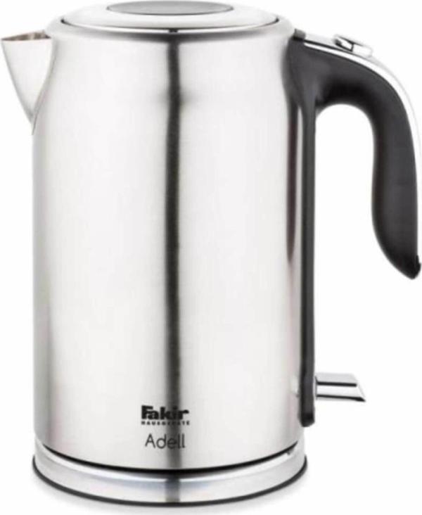 Fakir Adel Çelik Elektrikli 2200W Su Isıtıcı Kettle 1,7Litre (Mat-İnox) - Image 1