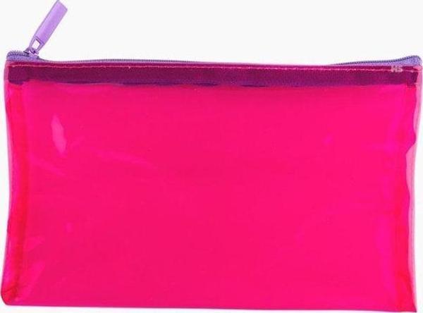 Pape Şeffaf Pembe Kalem Kutusu - Image 1