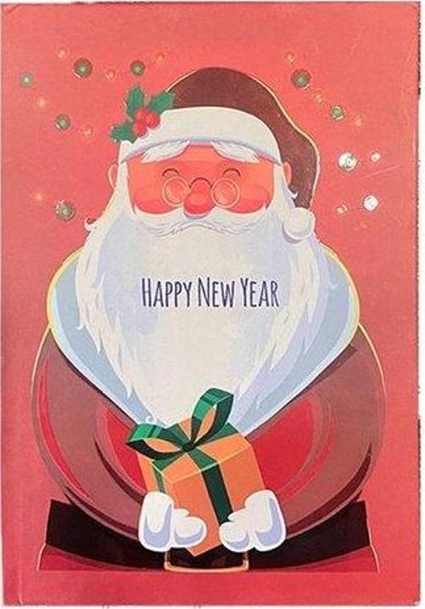 4NIO 135x195 Büyük Sakal Noel Baba Defter Nio-0024 - Image 1