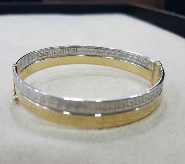 Altın Kelepçe 14K Grek Tasarım 5,5 mm - Image 1