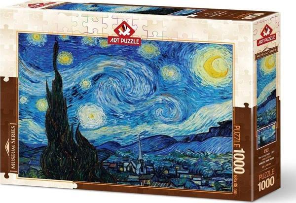 Art Puzzle 1000 Parça Puzzle Yıldızlı Gece 1889 5202 - Image 1